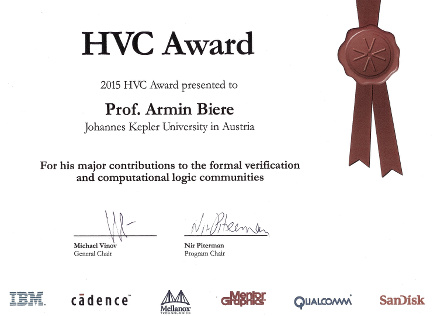 HVC'15 Award